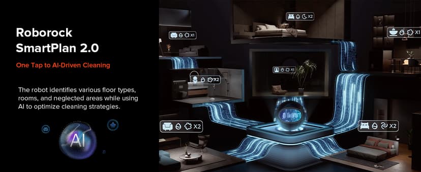 roborock Saros 10R Robot Vacuum and Mop, 22,000 Pa Suction, Zero-Tangling, 3.14’’ Ultra Slim, FlexiArm Riser Technology for Carpet & Floor, Corner & Edge Cleaning, Self-Emptying, Hot Air Drying, Black