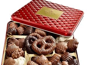 Chocolate Gift Basket, Candy Food Arrangement Platter, Gourmet Snack Box, Holiday Present Idea, Corporate Him & Her, Men Women Sympathy Family Parties & Get Well- Bonnie & Pop