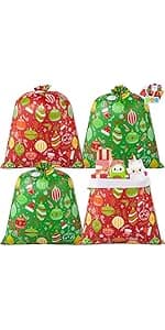 JOYIN 24PCS Christmas Cookie Boxes for Gift Giving, 8.75" x 5.75" x 2.75" Xmas Holiday Bakery Treat Boxes with Window, Kraft Cookie Tin Containers Box for Baked Goods, Cupcake, Pastry, Candy, Doughnut