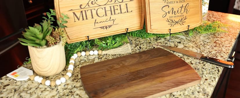 Personalized Home Sweet Home Cutting Board – Custom Engraved Wooden Board – Housewarming Gift, New Home Gift, Realtor Closing Gift, Wedding, Anniversary, Christmas, Bridal Shower Present