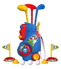Liberry Toddler Golf Set, Upgraded Kids Golf Cart with Unique Shoulder Strap Design, Indoor and Outdoor Golf Toys for Boys and Girls Aged 1-5 Years Old