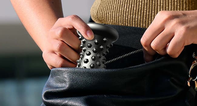 BESKAR Foot Massager Roller for Plantar Fasciitis Relief, Portable, Deep Tissue Muscle Massage, Foot Arch and Heel Pain, Reflexology Tool