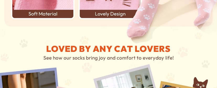 Jeasona Women's Cat Socks Cat Gifts Cute Animal Socks Dog Owl Gifts for Women