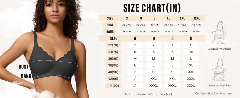 Wireless Seamless Jelly Bra for Women with Support - No Underwire Full Coverage Push Up Bras for Women