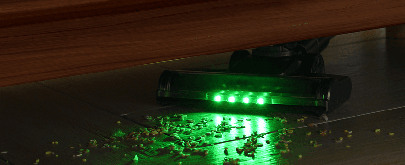 VersLife Z8 Cordless Vacuum Cleaner, 40kPa/500W Power Suction, LED Display, 6-in-1 Lightweight Stick Vacuum with Green LED Light, 6-Stages Filtration, Self-Standing for Pet Hair Hard Floor Carpet