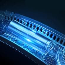 Portable Neck Fan,Gift Ideas,Personal Wearable Bladeless Fan,360° Cooling,LED Display,4-Speeds,6000mAh Rechargeable,Powerful Wind,Outdoor Travel Camping,Birthday Gifts for Men Women Dad Mom (Black)