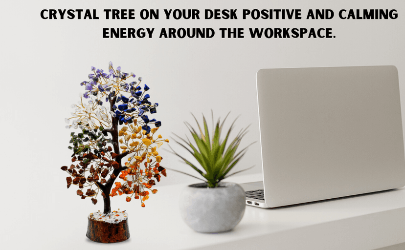 Amazing Gemstone Chakra Tree of Life Crystal Tree Gifts for Women - Spiritual Healing Crystals, Handmade Gemstone Ornament for Meditation, Yoga, and Home Office Decor Christmas Stocking Stuffer