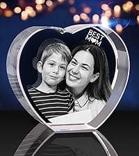 3D Crystal Photo, Christmas Personalized Gift,Customized Gifts for Wife, Women, Him, Her, Dad and Mom. Custom Picture Gifts for Christmas, Father's Day, Birthday, Wedding, Anniversary, Memorial, Picture Gift for Pet Lovers.