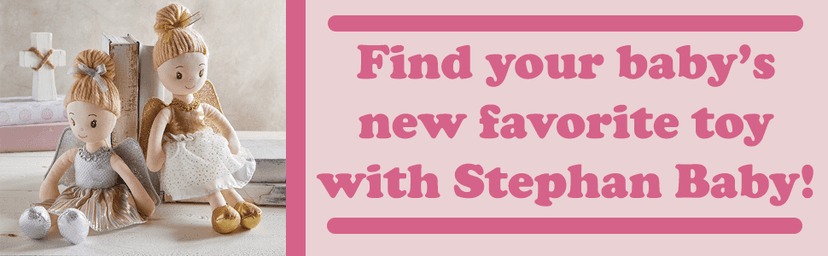 Stephan Baby Ultra Soft and Huggable Musical Praying Woolly Lamb, Pink, 11 inch