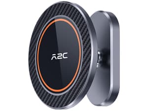 A2C Alloy Magnetic Golf Cart Phone Holder Compatible with MagSafe iPhone 16 Pro Max Plus 15 14 13 12 Mini Fits EZGO, Club Car, Yamaha, Icon, Golf Cart Accessories Essentials Gift for Friend Men Women