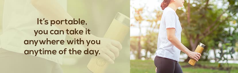 LeafLife Premium Bamboo Tea Bottle for Loose Tea - Tea Infuser Bottle - Tea Gifts - Insulated Water Bottle/Coffee Tumbler/Tea - Tea Gift Set, Tea Accessories - Tea Tumbler 17oz