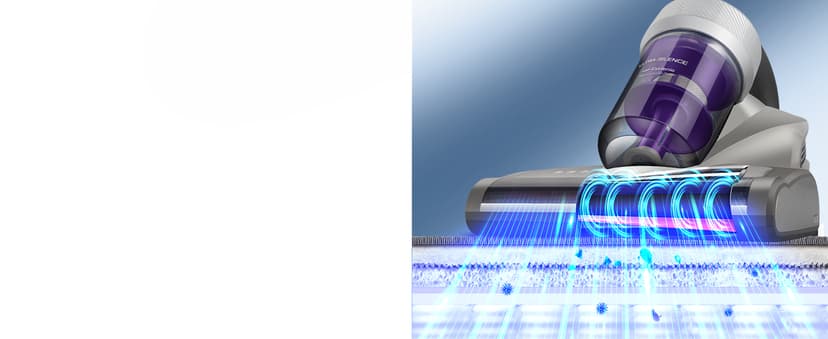 Jimmy Mattress Vacuum Cleaner, Anti-allergen Bed Vacuum Cleaner with UV-C Light & High Heating Tech, 14Kpa Suction 480W Powerful Handheld Vacuums for Dust & Pet Hair(JV35, Corded)