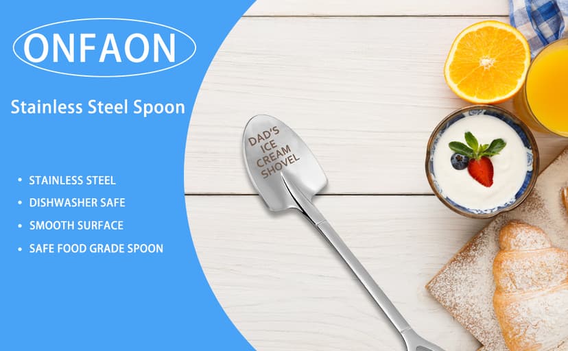 Gifts for Husband from Wife Birthday Christmas,Funny Husband's Ice Cream Shovel Scoop, Men's Anniversary Christmas, Valentines,Cool Birthday Gifts for Him