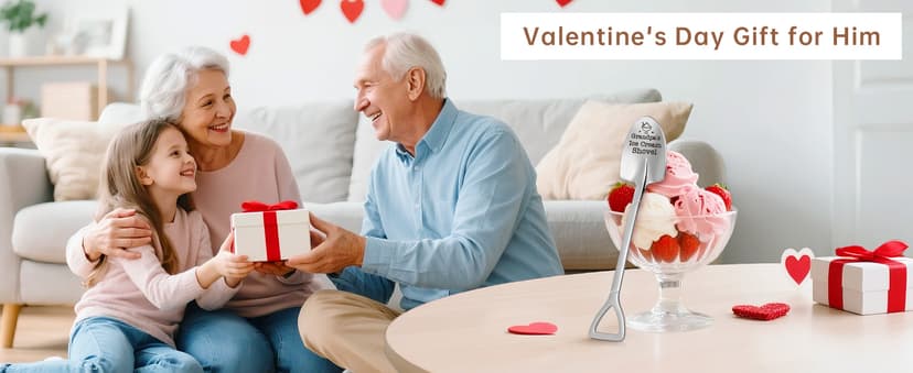 Grandpa Papa Gifts for Birthday Fathers Day Funny Dad’s Ice Cream Shovel Spoon Presents for Grandfather Pops Daddy Step Bonus Dad, Dad’s Birthday, from Grandkids, Grandchildren