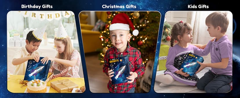 Rocket Launcher for Kids -200 Feet of Flight Altitude, Auto Electric Rocket Toys with Safe Parachute, Outdoor Summer Yard Toys Christmas Birthday Gifts for Boys & Girls Age 6 7 9 10 12 8-13 Years Old