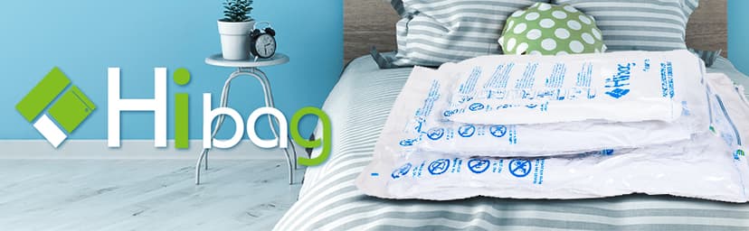 HIBAG Vacuum Storage Bags, 30-Pack Space Saver Vacuum Storage Bags, Vacuum Seal Bags for Clothing, Clothes, Comforters and Blankets (30C)