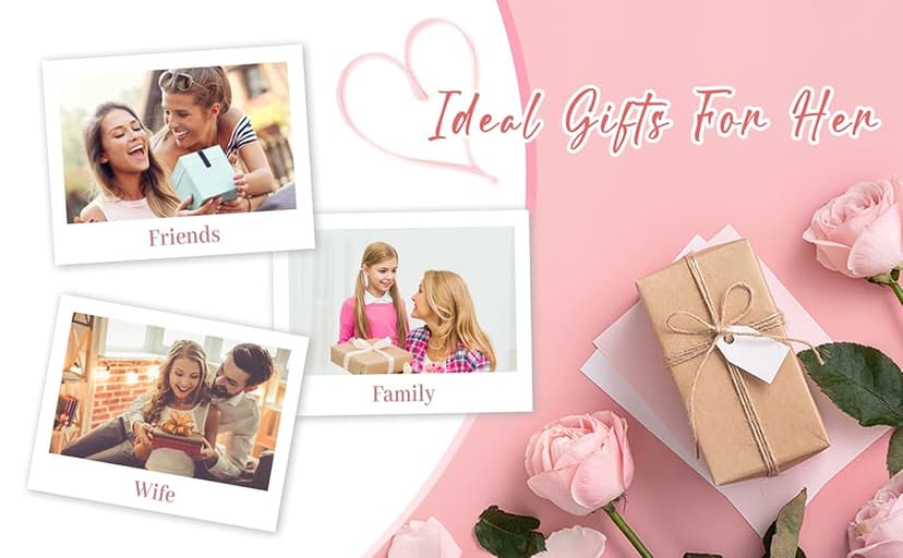 Bestie Makeup Mirror - Compact Friendship Gift for Women, Perfect for Sister or Best Friend's Birthday, Graduation or Any Occasion