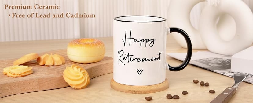 Aurahouse Retirement Gift for Woman Men, Funny Retirement Mug Decorations, Best Retirement Gifts for Women Men 2025, Coworker, Friend, Teacher, Boss, Sisters, Mom, Retired Gifts Not My Problem Anymore