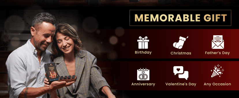 Whiskey Stones Gift Set by Royal Reserve – Artisan Crafted Reusable Chilling Rocks for Scotch Bourbon – Stocking Stuffer for Men - Whiskey Gifts for Husband Guy Dad Boyfriend