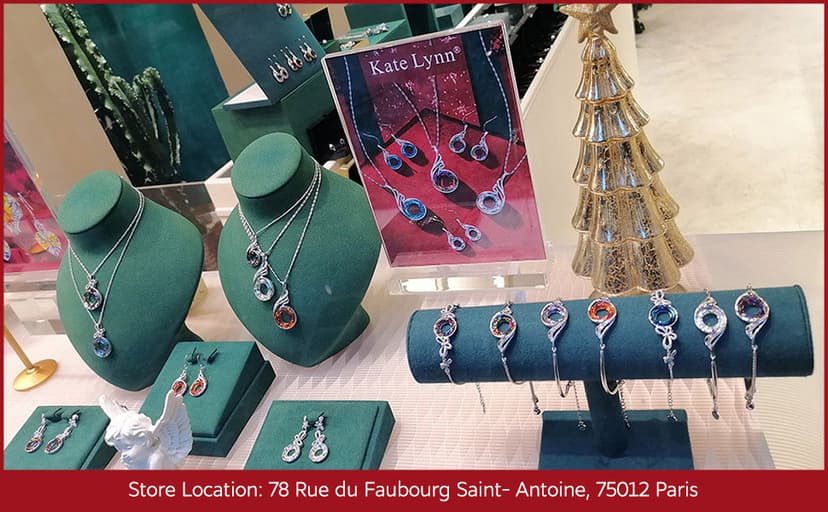 Kate Lynn "Rise From the Ashes Phoenix Necklace Made with Crystals from Austria, 18"+2" Necklace, Packaged with Jewelry Box, Birthday Gift for Women, Symbol of Luck and Renewal