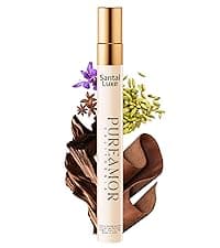 Pheromones Perfumes for Women, 4-pack Giftbox Perfume Set, Amber Vanilla, Saffron Amber, Woody Citrus, Spicy Sandalwood, 1.64fl. Enhanced Scents Pheromone Cologne for Men&Women,Travel Size Perfumes