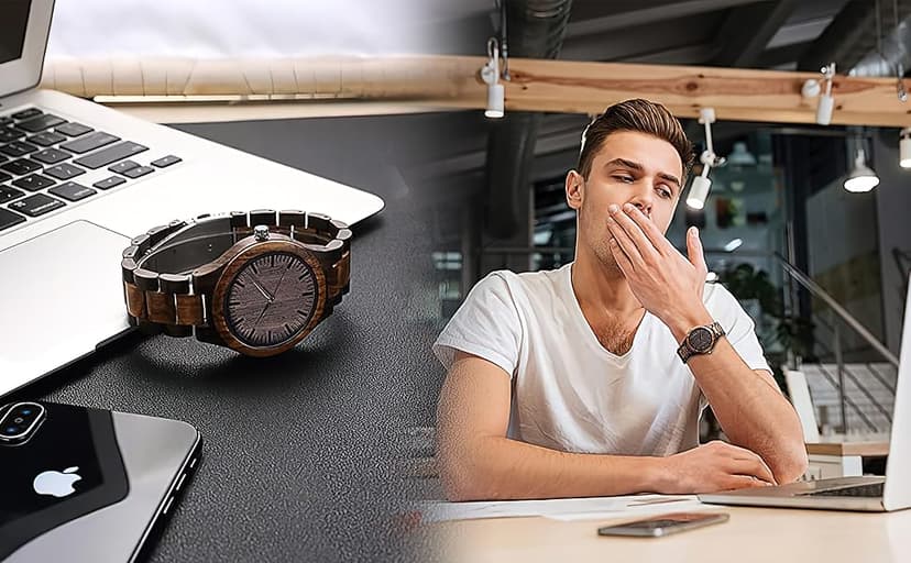kullder Personalized Engraved Watch for Best Man Groomsmen Gifts for Wedding Mens Custom Wooden Watches for Men Personalized Groomsmen Husband Dad Father Gifts Ideas