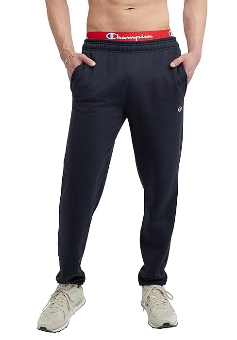 Champion Men's Sweatpants, Fleece, Comfortable Relaxed-bottom Pants for Men (Reg. Or Big & Tall)