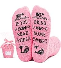 HAPPYPOP Funny Gifts for Women Men - Boba Tea Taco Gifts for Her, Bourbon Coffee Socks