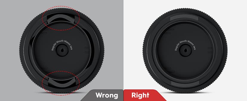 Electric Mason Jar Vacuum Sealer Kit for Wide Mouth and Regular Mouth Mason Jars