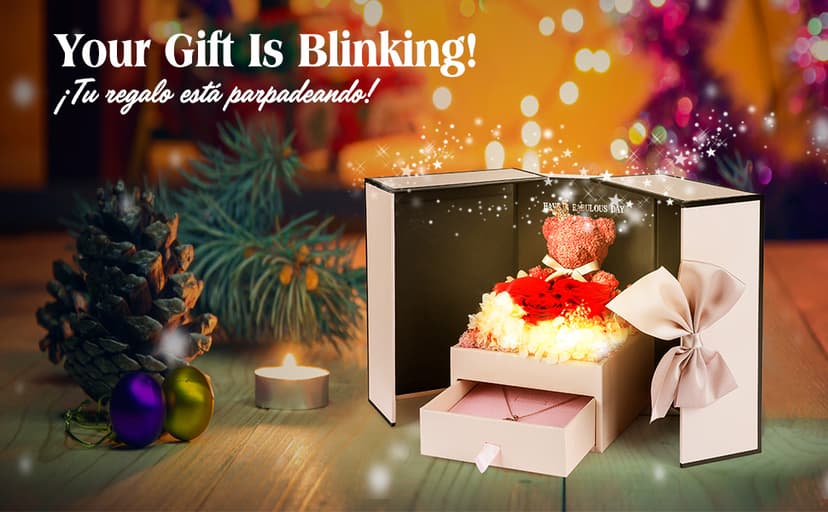 ADDWel Preserved Rose Gifts for Her, Forever Real Flowers with Sterling Silver Necklace for Wife Girlfriend Mom on Birthday Anniversary