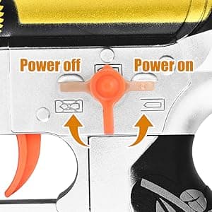 Realistic Toy Foam Blaster Gun - Electric Sniper Rifle with Scope 120 Soft Bullets 3 Magazines, Automatic Dart Gun for Boy Ages 8-12 Years Old, Indoor Outdoor Gifts for Adult Kid Christmas Birthday