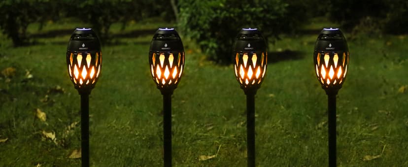 ANERIMST Unique Gifts for Men, Outdoor Bluetooth Speaker Waterproof Wireless with Torch LED Light, Birthday Gift for Boyfriend Him Dad, Cool for Garden, Patio, Outside (Black)