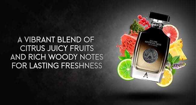 Absolute Noir Eau De Parfum for Men 100Ml 3.4Oz - Luxurious and Long Lasting Fragrances with Top Notes of Bergamot, Lemon, Grapefruit, Pink Pepper - Best Alternative for Absolu Aventus