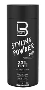 L3 Level 3 Styling Powder - Natural Look Mens Powder - Easy to Apply with No Oil or Greasy Residue