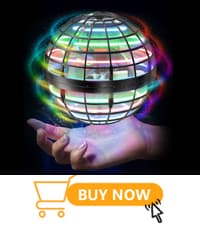 2025 Flying Orb Ball Toy,Cosmic Globe Boomerang Hover Ball Galactic Fidget Spinner, Hand Drone Orbit, Cool Toys Gift for 6 7 8 9 10+ Year Old Boys Girls Teens Outdoor Toys(Blue)