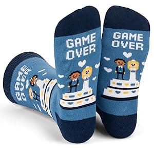 Lavley Funny Wedding Socks For Men and Women - Gifts For Groom, Groomsmen, Bride, Bridesmaids and Wedding Party