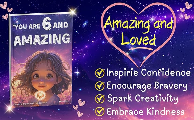 You Are 6 And Amazing! Inspiring Stories For 6 Year Old Girls: 15 Motivating Tales About Confidence, Courage, Friendships and Imagination (You Are Amazing!)
