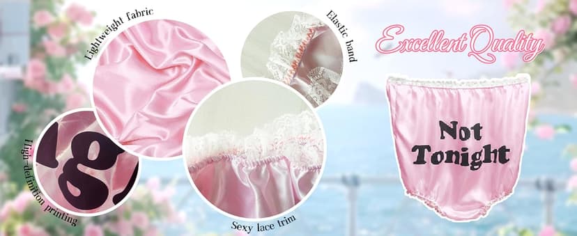 Hosrnovo Funny Underwear for Women, 28Inches Big Granny Panties Gag Gifts for Adults Men