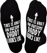 ZXGXLAW Christmas Gifts Idea for Best Husband Ever, Dad Men Funny Fathers Day Socks Birthday Valentines