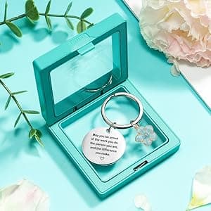 Nurse Gifts for Women, Rn Appreciation Gift Set Nurses Week Set Graduation Box Christmas Basket for Nurses Female Nursing Student with Canvas Beach Tote Bag Tumbler Keychain Teal