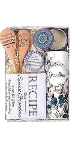 Mothers Day Gifts For Grandma, Grandmother Birthday Christmas Gifts Ideas from Grandkids, Granddaughter, Grandson - Best Grandma Gift Basket