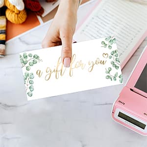 Ceiba Tree Blank Gift Certificates for Business 30 Pack Gold Foil Certificate Cards with Envelopes for Salon Restaurants Spa Birthday