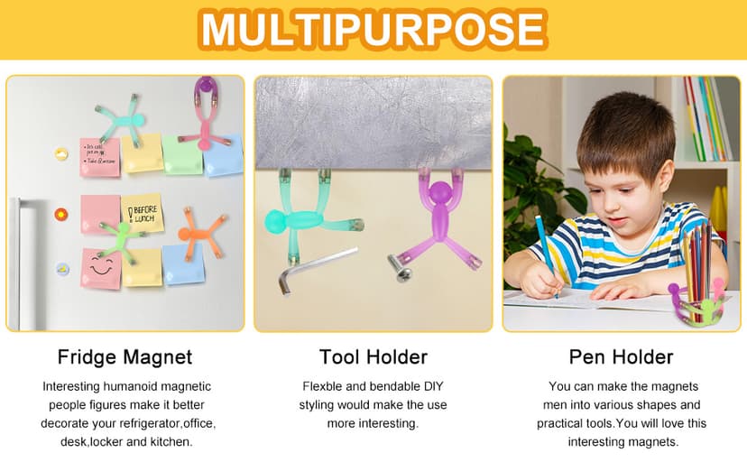 6pcs Magnetic Toys,People Figures for Kids, Adults Kids Gifts, Magnetic Men for Teens Gifts,Kids Sensory Toys