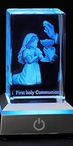 KOMI Pink Enamel Baby Wall Cross Christening Gifts Praying Girl Cross Christening and Dedication Baptismal Gifts from Godparents