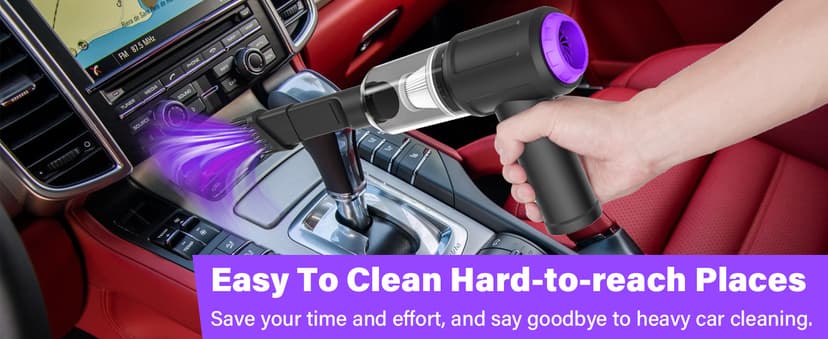 14500 Pa Computer Vacuum Cleaner Mini & 110000RPM Compressed Air Duster for Keyboard Cleaning Cordless Canned Air Powerful Energy Efficient