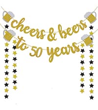 50th Birthday Gifts for Women, Men, Her, Him - Happy Prank Toilet Paper - 50th Birthday Decorations, Party Supplies Favors - 50 Years Old Funny Gag Gift Ideas, Novelty Bday Present for Friends, Family