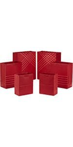 Hallmark Signature 7" Medium Gift Bag with Tissue Paper (Hooray; Gold with Pink, Teal, Purple Confetti) for Bridal Showers, Graduations, Retirements and More