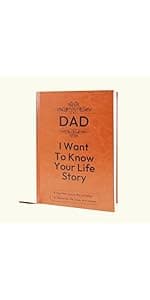Mom And Dad I Want to Hear Your Life Story Journal (Hardcover). This Journal, Which Includes 250+ Prompt Questions, Is A Sentimental Fathers Day Gift For Dad Thanksgiving Day, Birthdays & Christmas.