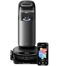 eufy Omni C20 Robot Vacuum and Mop Combo, All-in-One Station, Auto Mop Washing and Auto Drying for Hands-Free Cleaning, 7000 Pa Powerful Suction, Self Emptying, 3.35-Inch