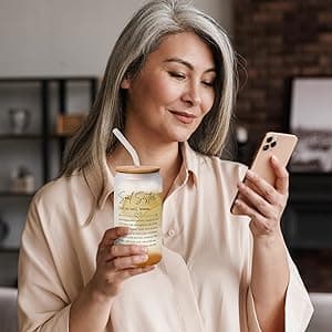 Friendship Gifts for Women Friends, Gifts for Friends Female, Gifts for Best Friend - Gifts for Sister - Sister Birthday Gifts - Galentines Day, Valentines Gifts for Friends - 16 Oz Can Glass